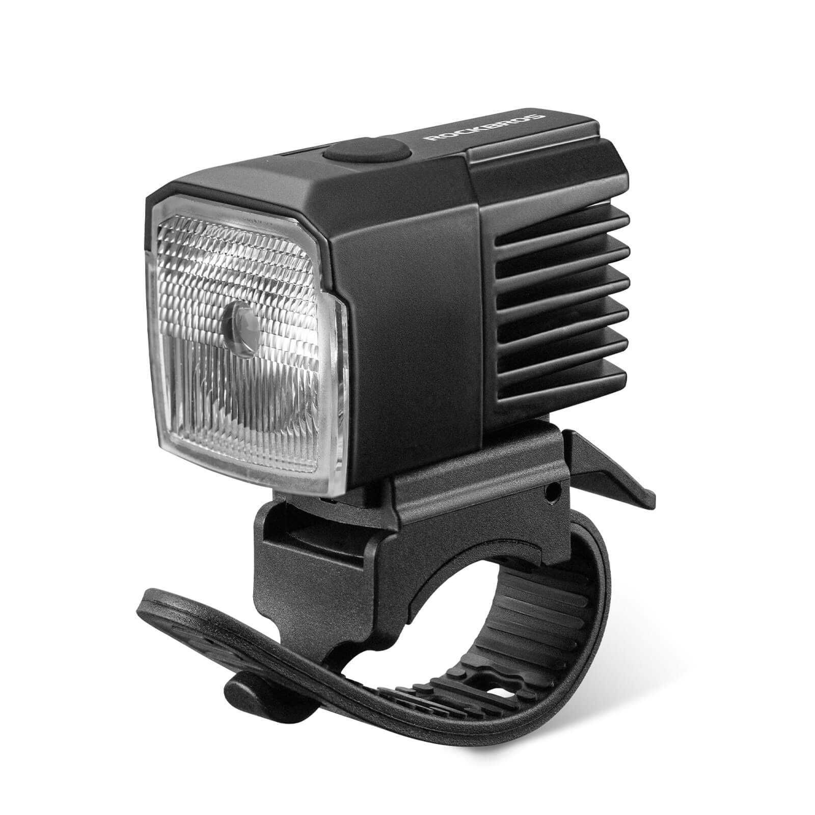 ROCKBROS 1600LM high power USB powered bike light for night riding safety.