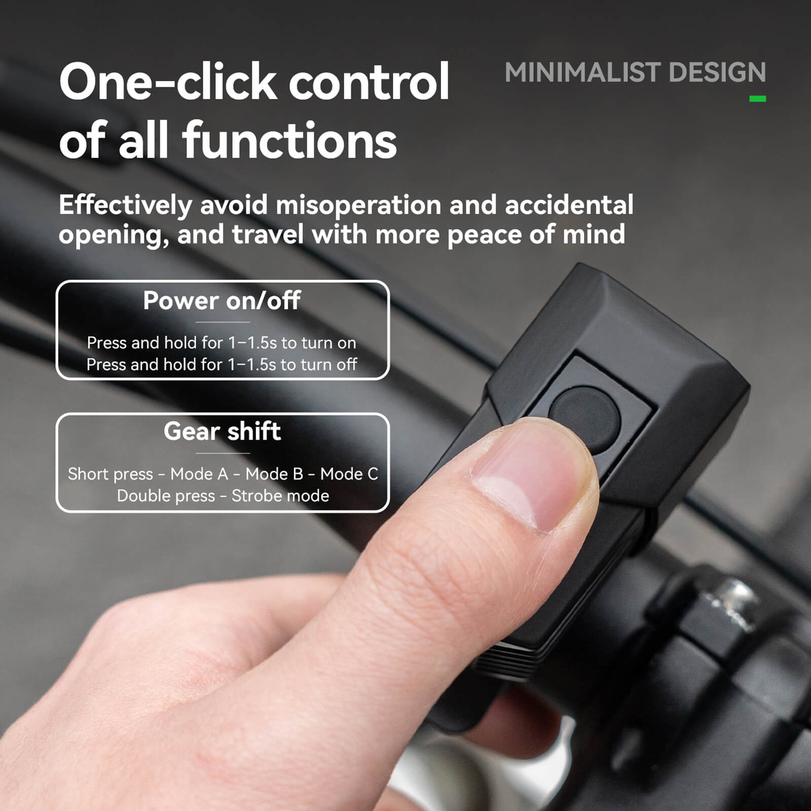 ROCKBROS 1600LM high power USB powered bike light for night riding safety.