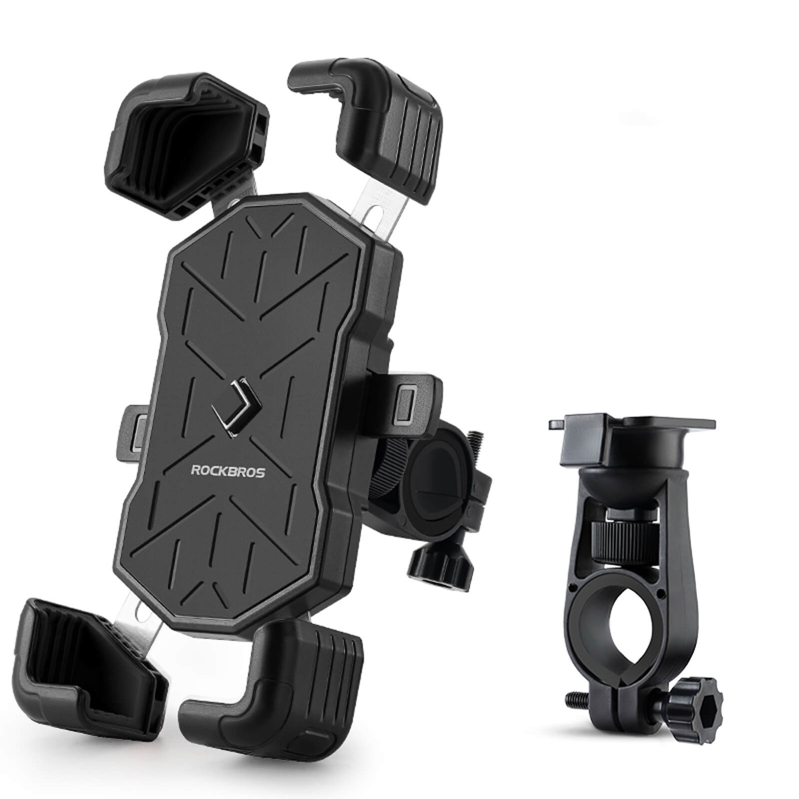 ROCKBROS 1s lock bike phone holder with quick-release secure mounting.
#option_handlebar