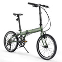rockbros 20 inch aluminum folding bike 8 speed for city commuting