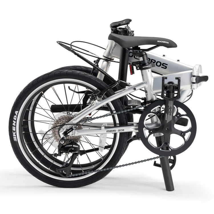 rockbros 20 inch aluminum folding bike 8 speed for city commuting