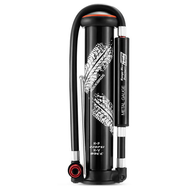ROCKBROS 220PSI mini portable bike pump for cycling and travel