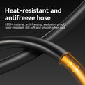 ROCKBROS 220PSI mini portable bike pump for cycling and travel