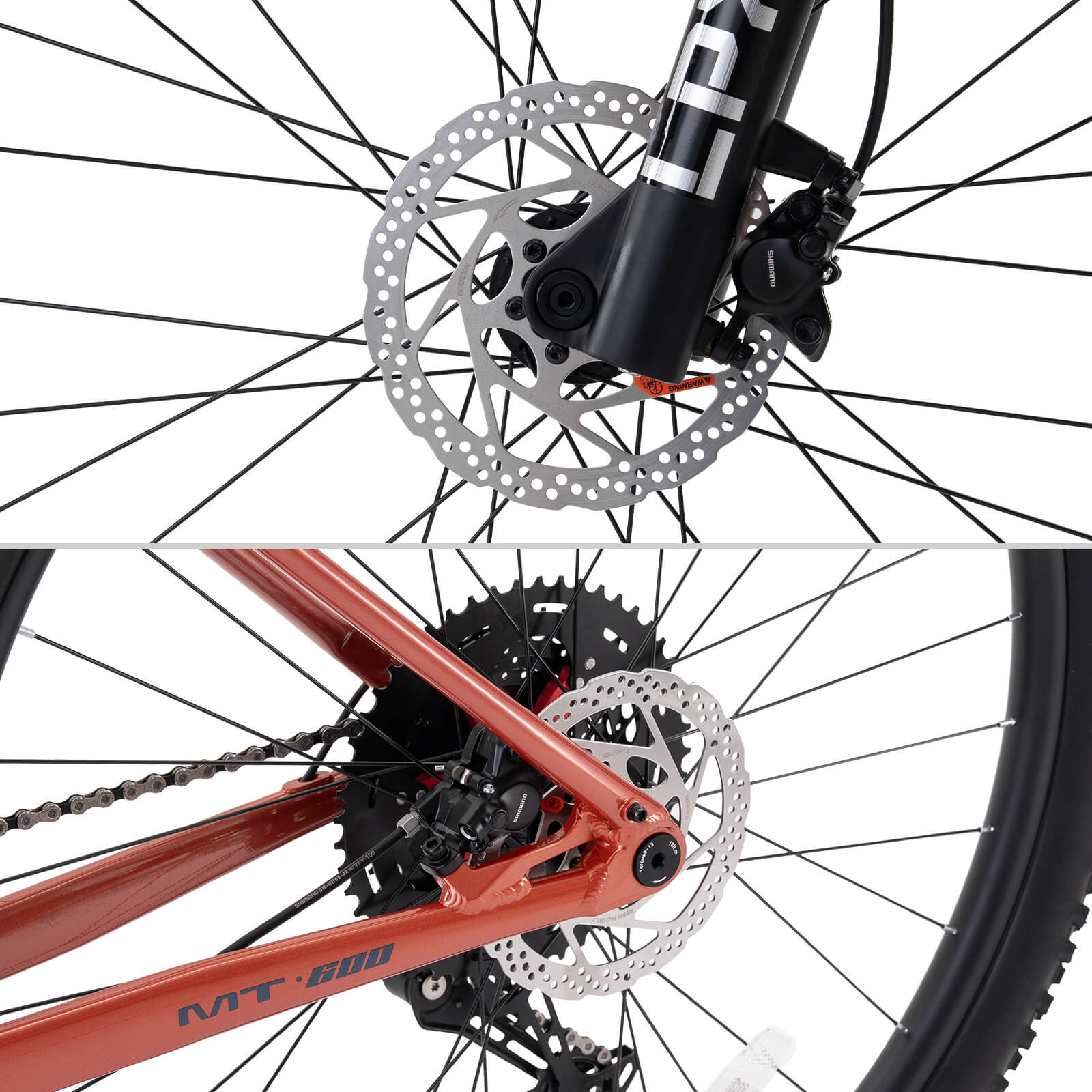 rockbros MT600 29 Inch Hardtail MTB with Hydraulic Disc Brakes.
#color_orange