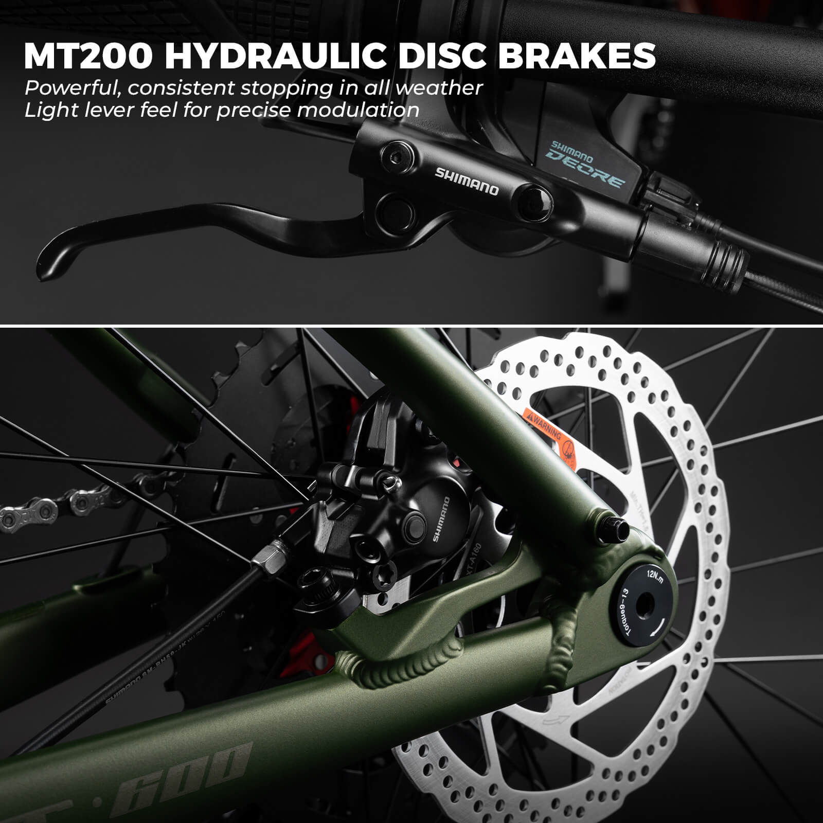 rockbros MT600 29 Inch Hardtail MTB with Hydraulic Disc Brakes.