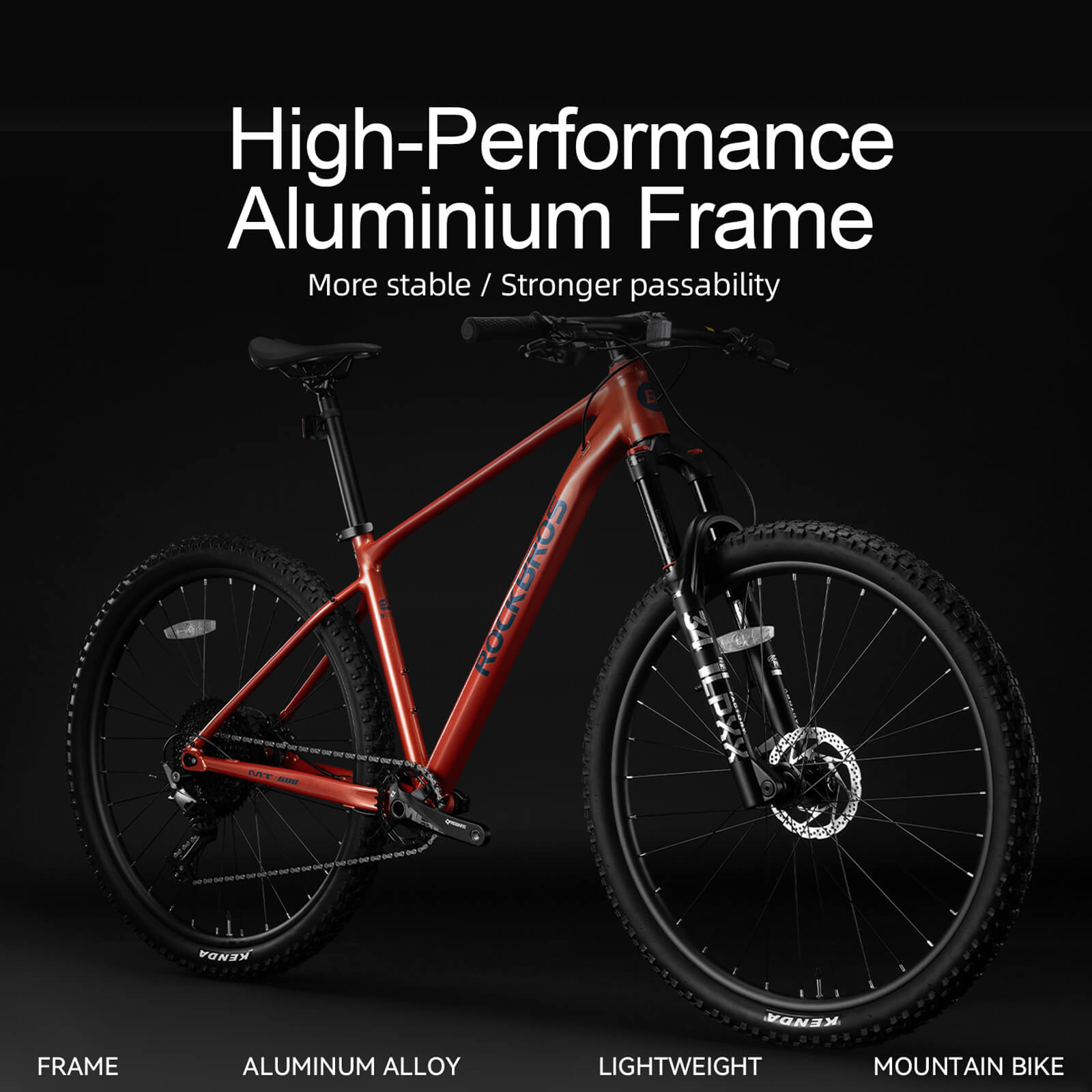 rockbros MT600 29 Inch Hardtail MTB with Hydraulic Disc Brakes.