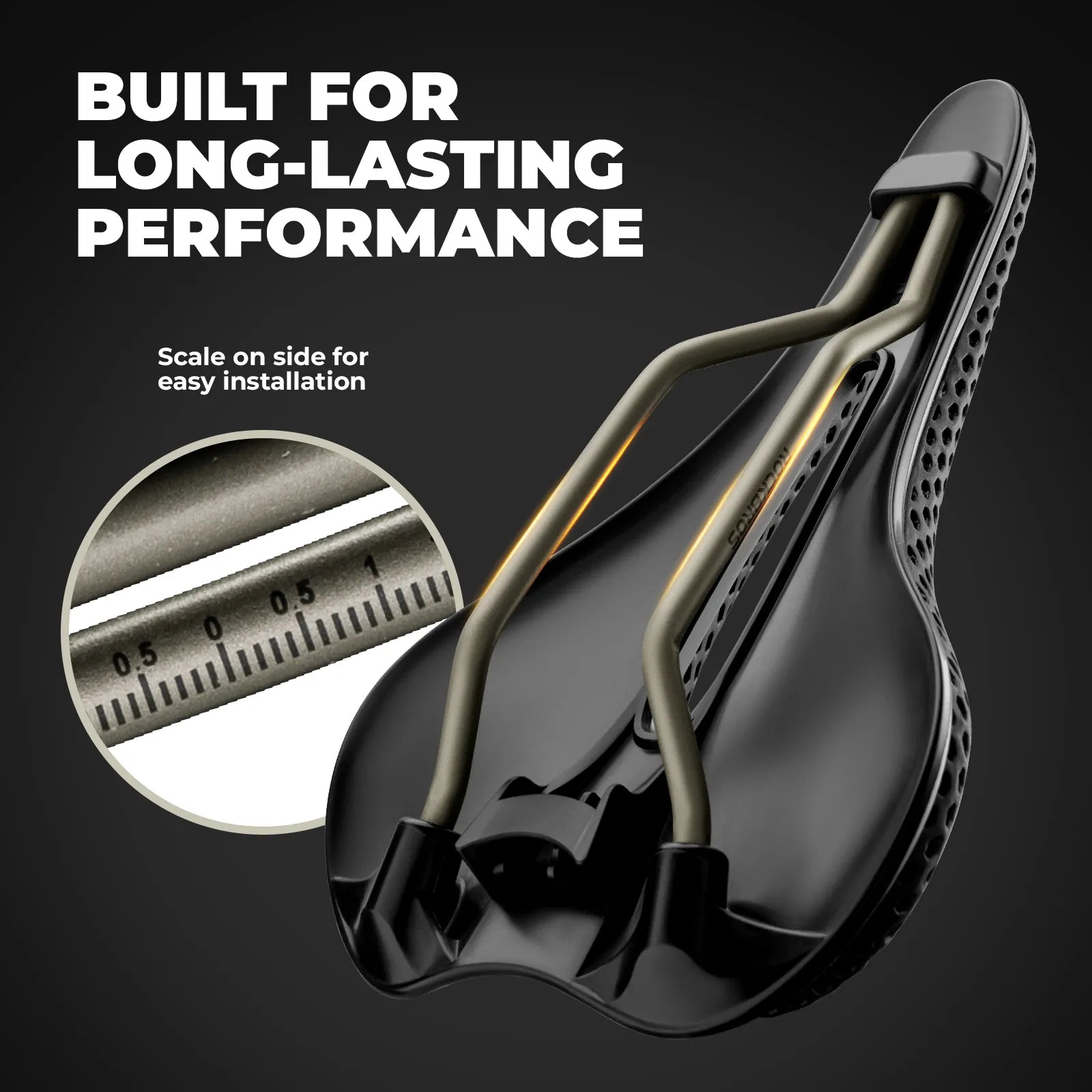 ROCKBROS 3D Printed Cycling Saddle with Pressure Relief