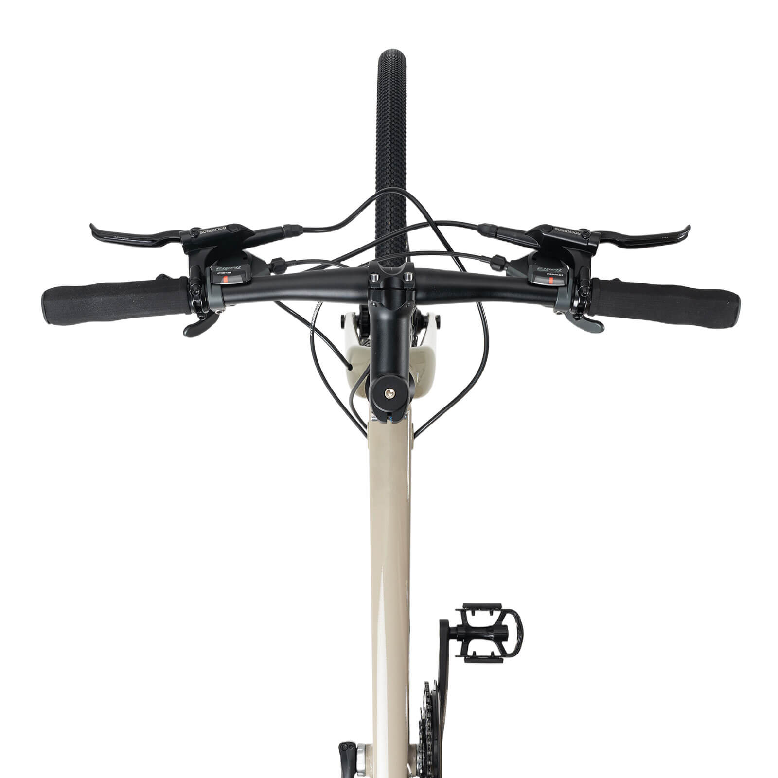 rockbros flat bar disc brake road bike for fitness cycling