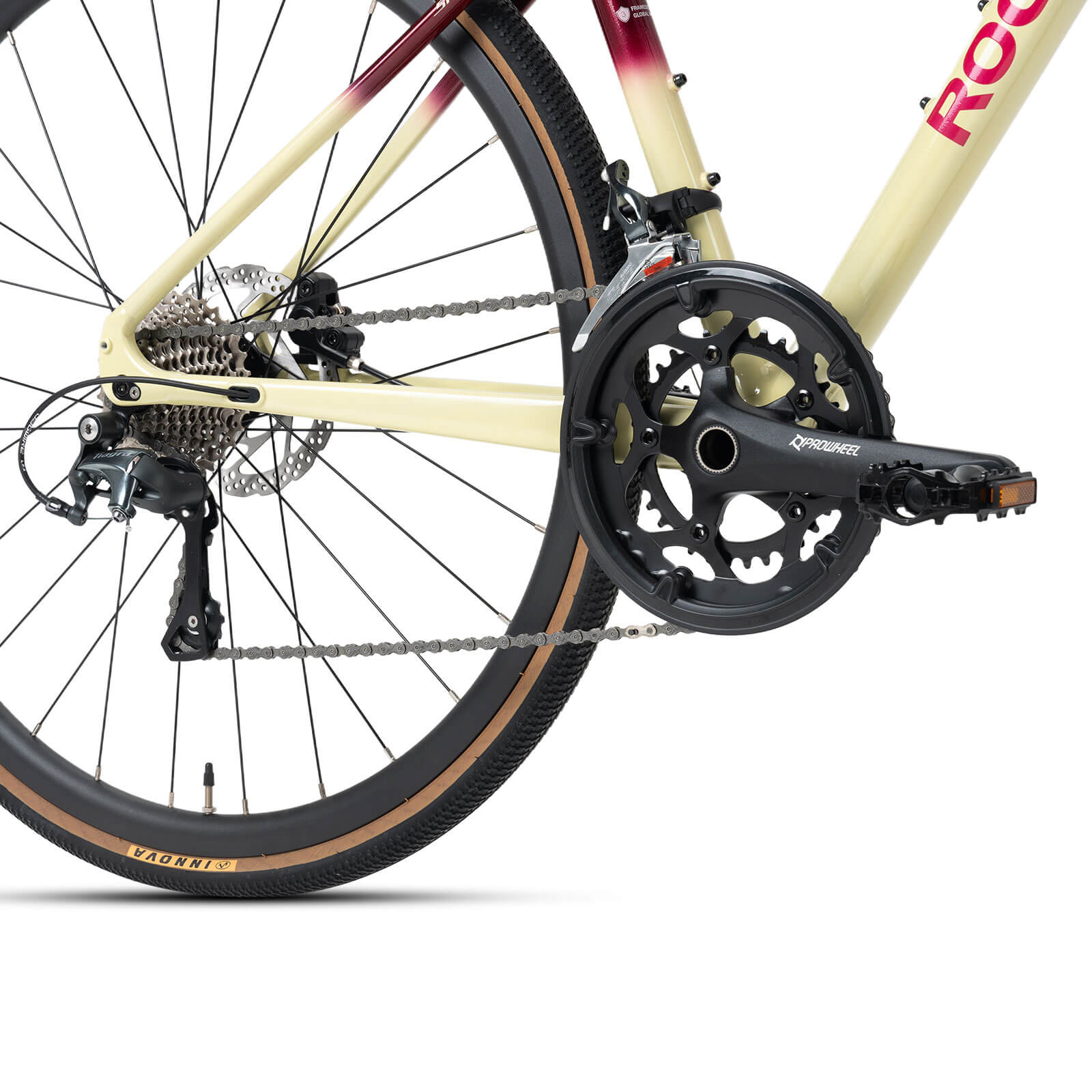 rockbros flat bar disc brake road bike for fitness cycling