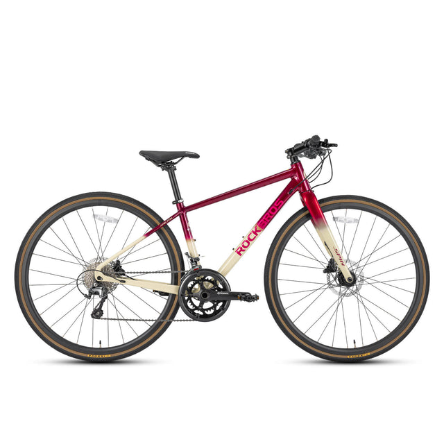 rockbros flat bar disc brake road bike for fitness cycling