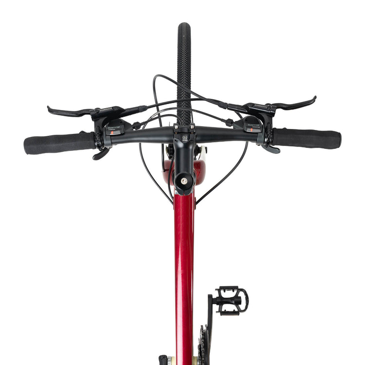 rockbros flat bar disc brake road bike for fitness cycling