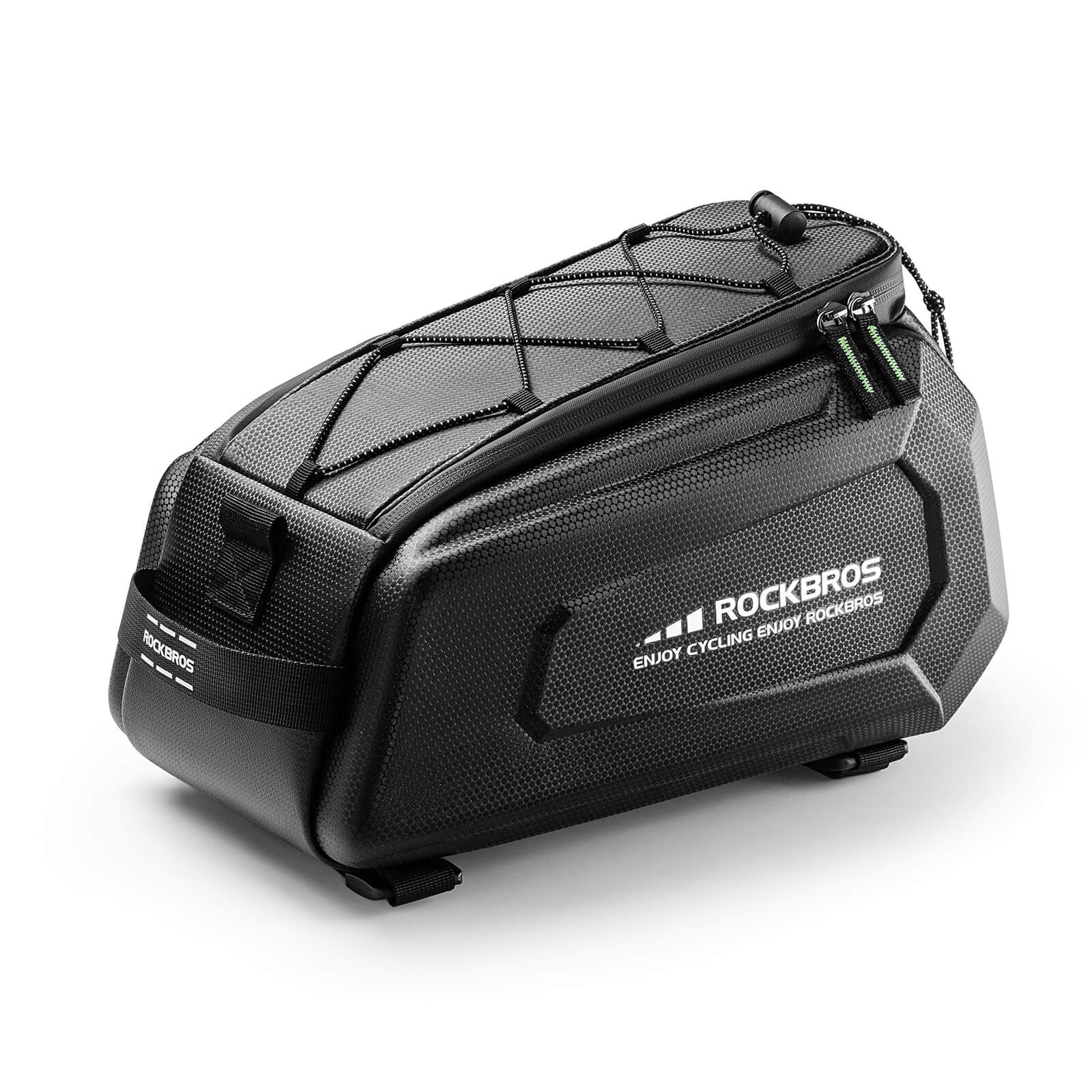 Rockbros 9L waterproof cycling rear rack bag for long distance riding