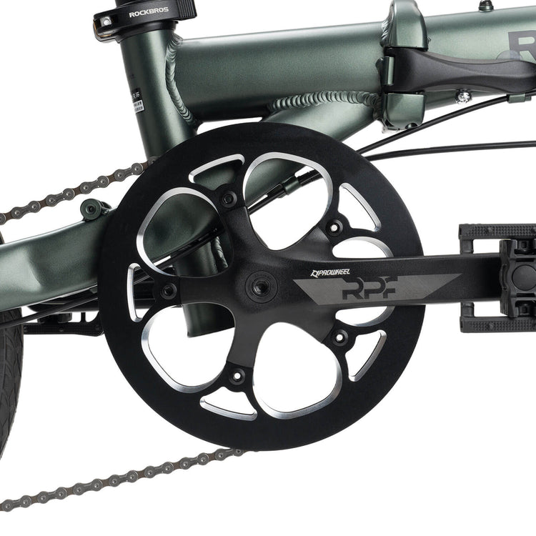 rockbros 16 folding bike disc brake portable city cycling
#color_green