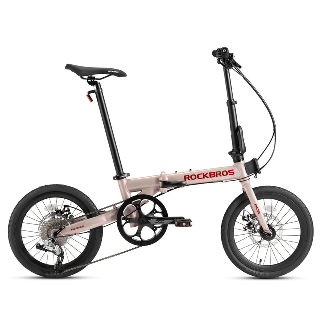 rockbros 16 folding bike disc brake portable city cycling
#color_pink