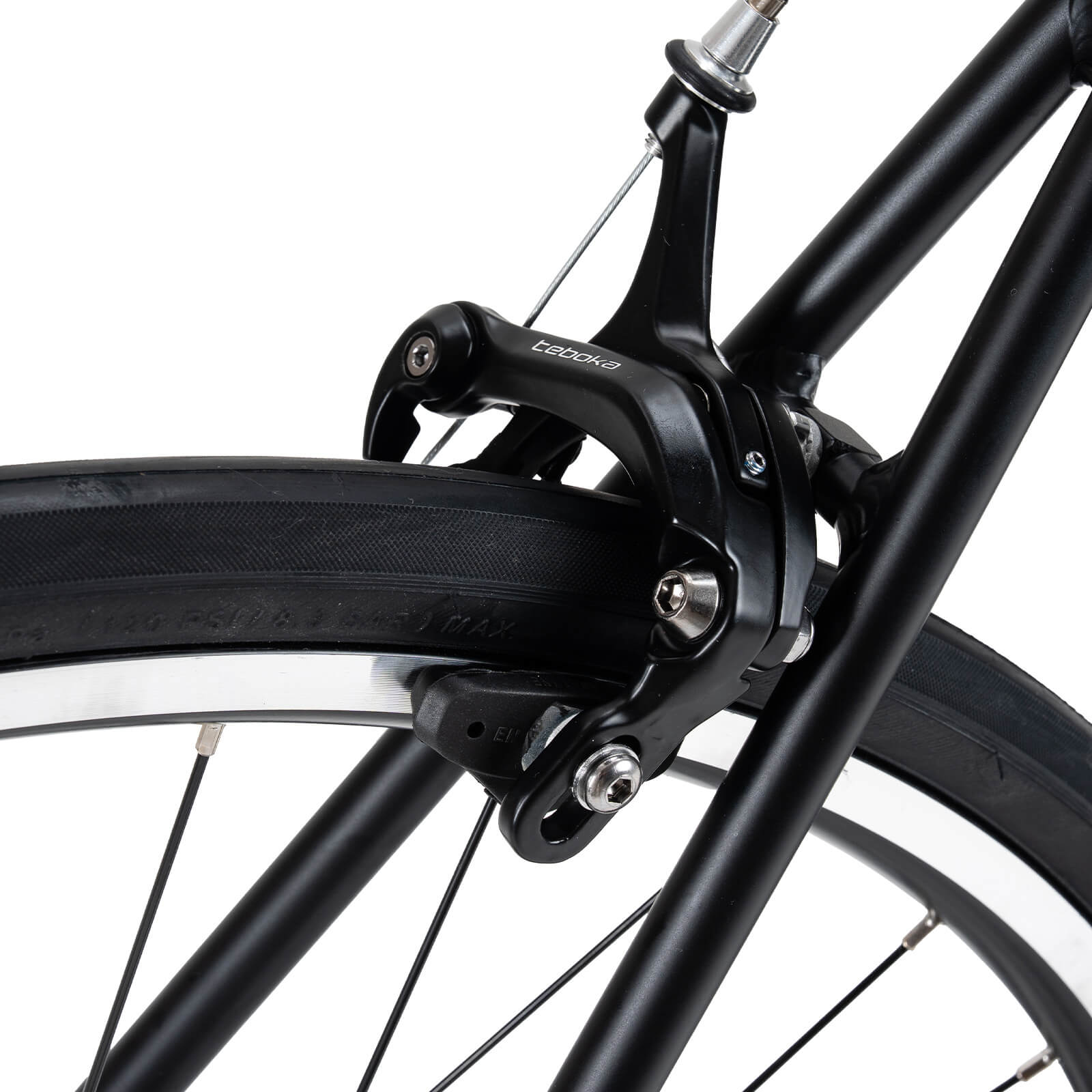 ROCKBROS AERIX aluminium road bike is sleek with endurance geometry.
#color_black