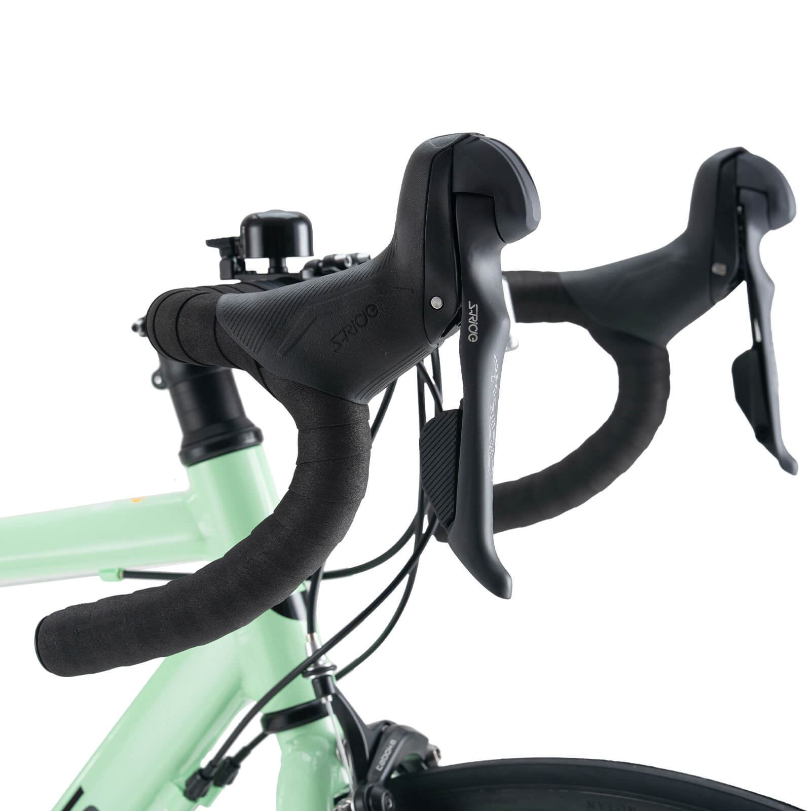 ROCKBROS AERIX aluminium road bike is sleek with endurance geometry.
#color_light green