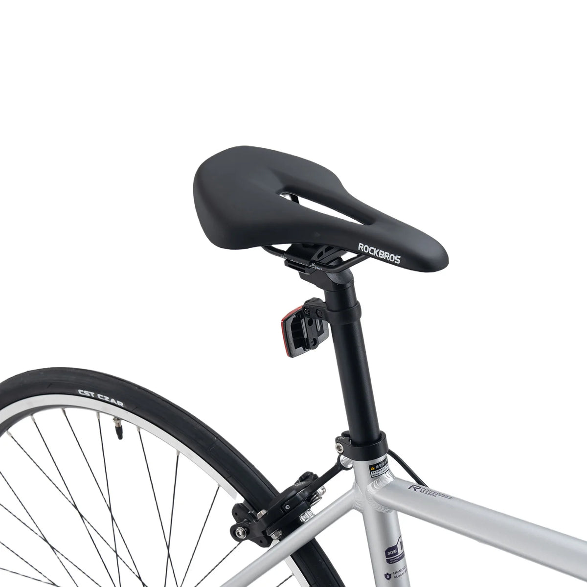ROCKBROS AERIX aluminium road bike is sleek with endurance geometry.
#color_grey