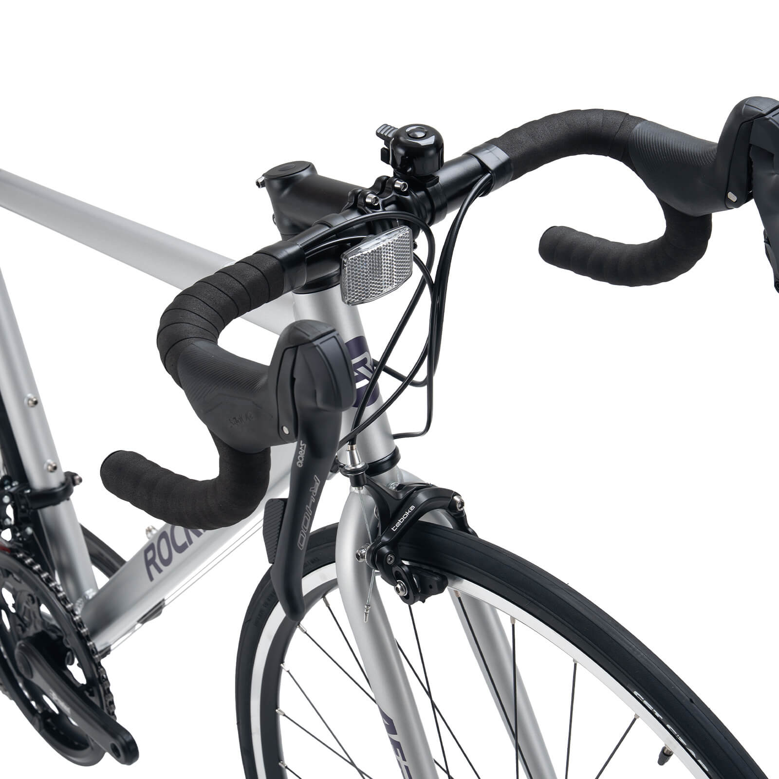ROCKBROS AERIX aluminium road bike is sleek with endurance geometry.
#color_grey