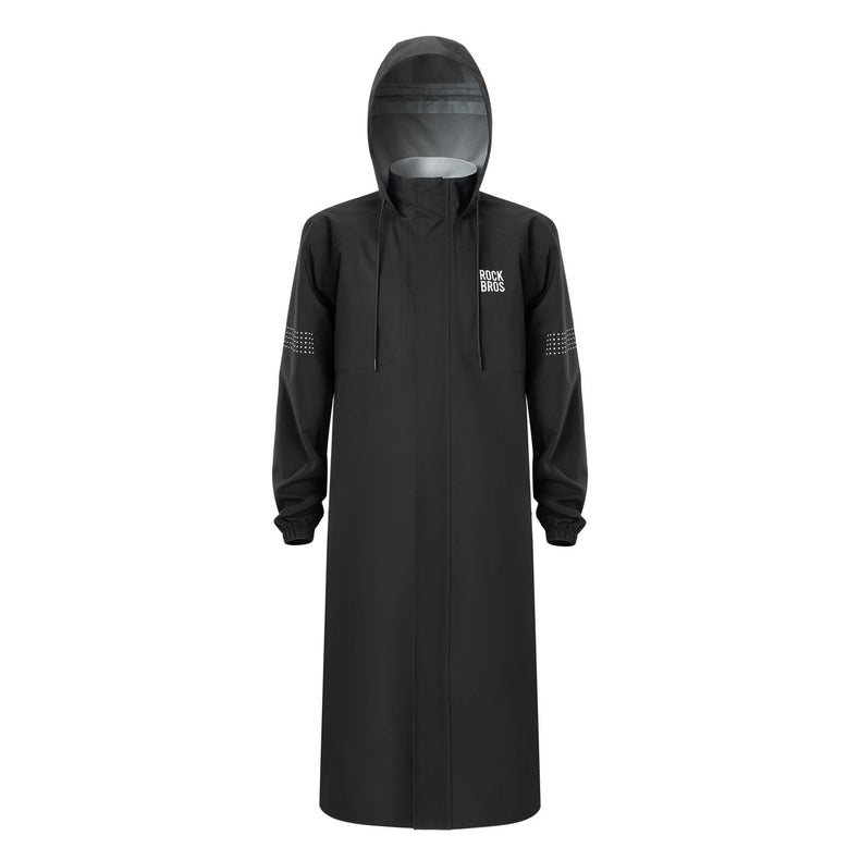 rockbros long cycling jacket for rain and wind protection