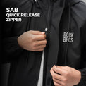 rockbros long cycling jacket for rain and wind protection