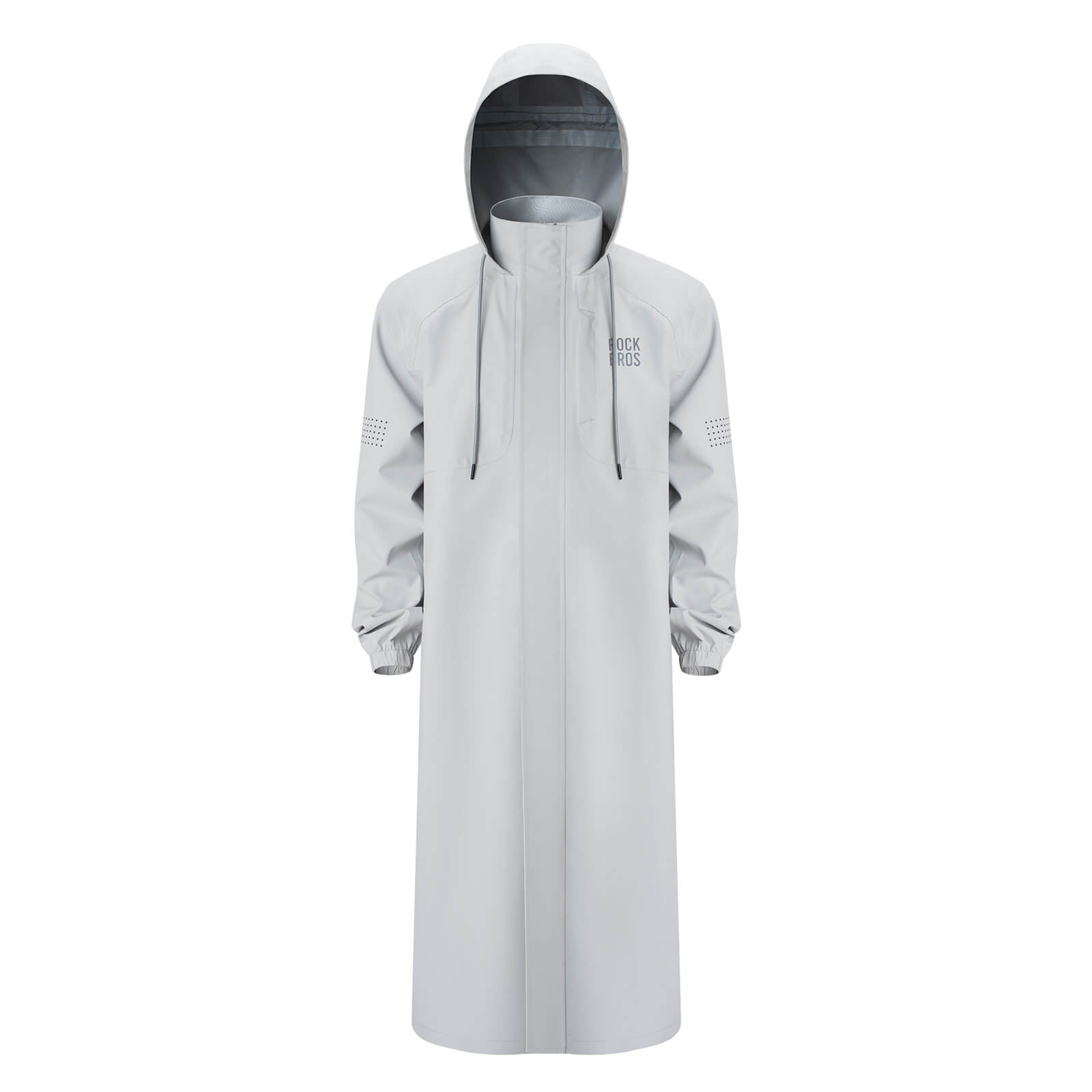 rockbros long cycling jacket for rain and wind protection