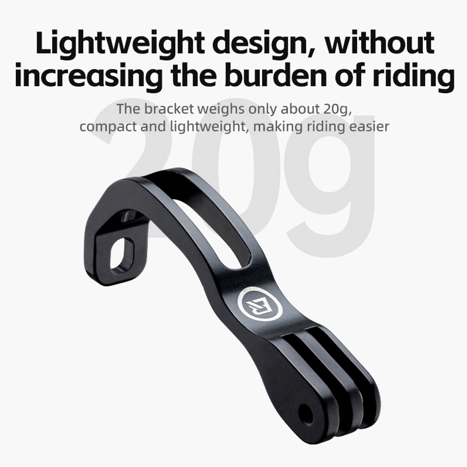 rockbros aluminium front fork light mount for brompton and folding bikes.