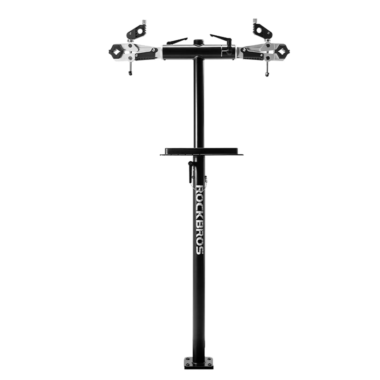 ROCKBROS 360° Rotatable Bike Repair Stand with Tool Tray Options Fixed Base Plate
#options_Dual Clamp (Without Base)