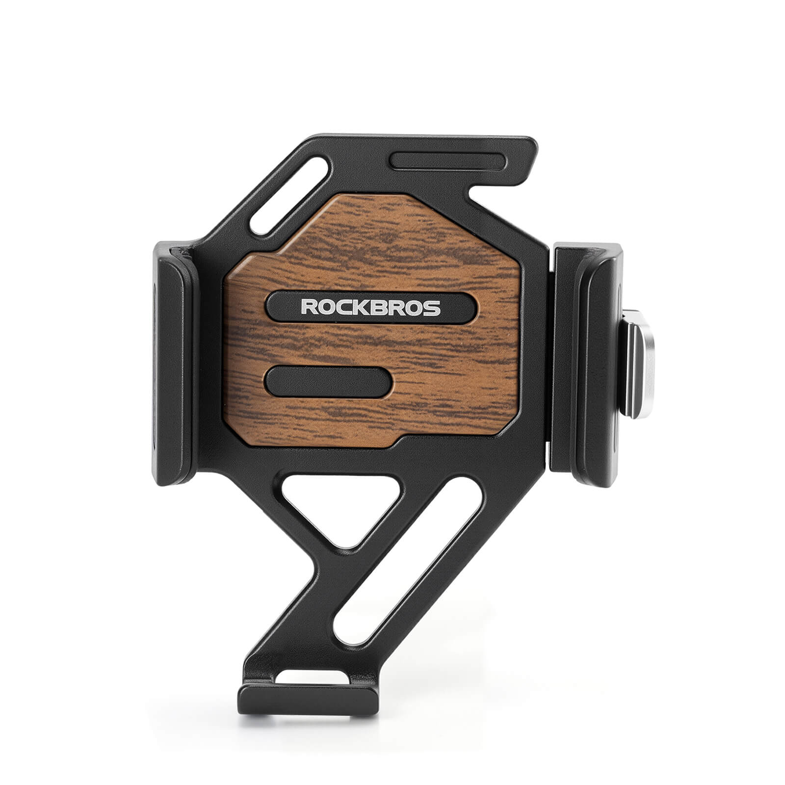 Rockbros Aluminum Alloy Bike Phone Holder with One-Click Auto Lock and Quick Release Design
