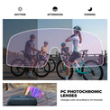 rockbros photochromic cycling glasses unisex outdoor sports