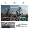 rockbros photochromic cycling glasses unisex outdoor sports