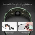 rockbros photochromic cycling glasses unisex outdoor sports
