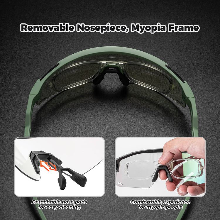 rockbros photochromic cycling glasses unisex outdoor sports