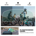 rockbros photochromic cycling glasses unisex outdoor sports
#color_green