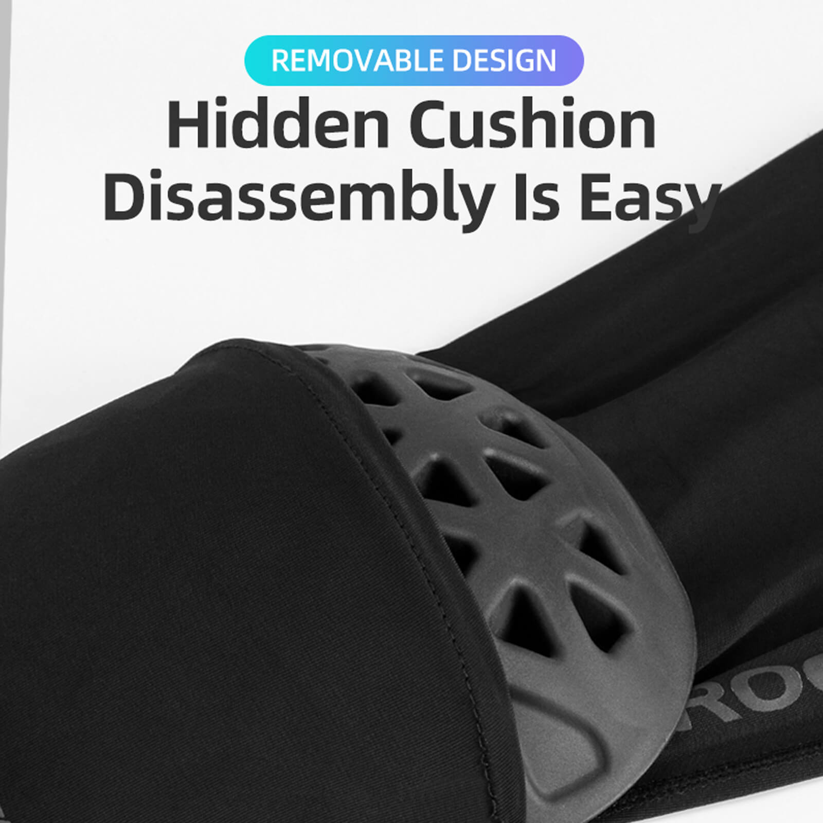 Impact Resistant Arm Sleeves with Breathable Ice Silk Fabric.