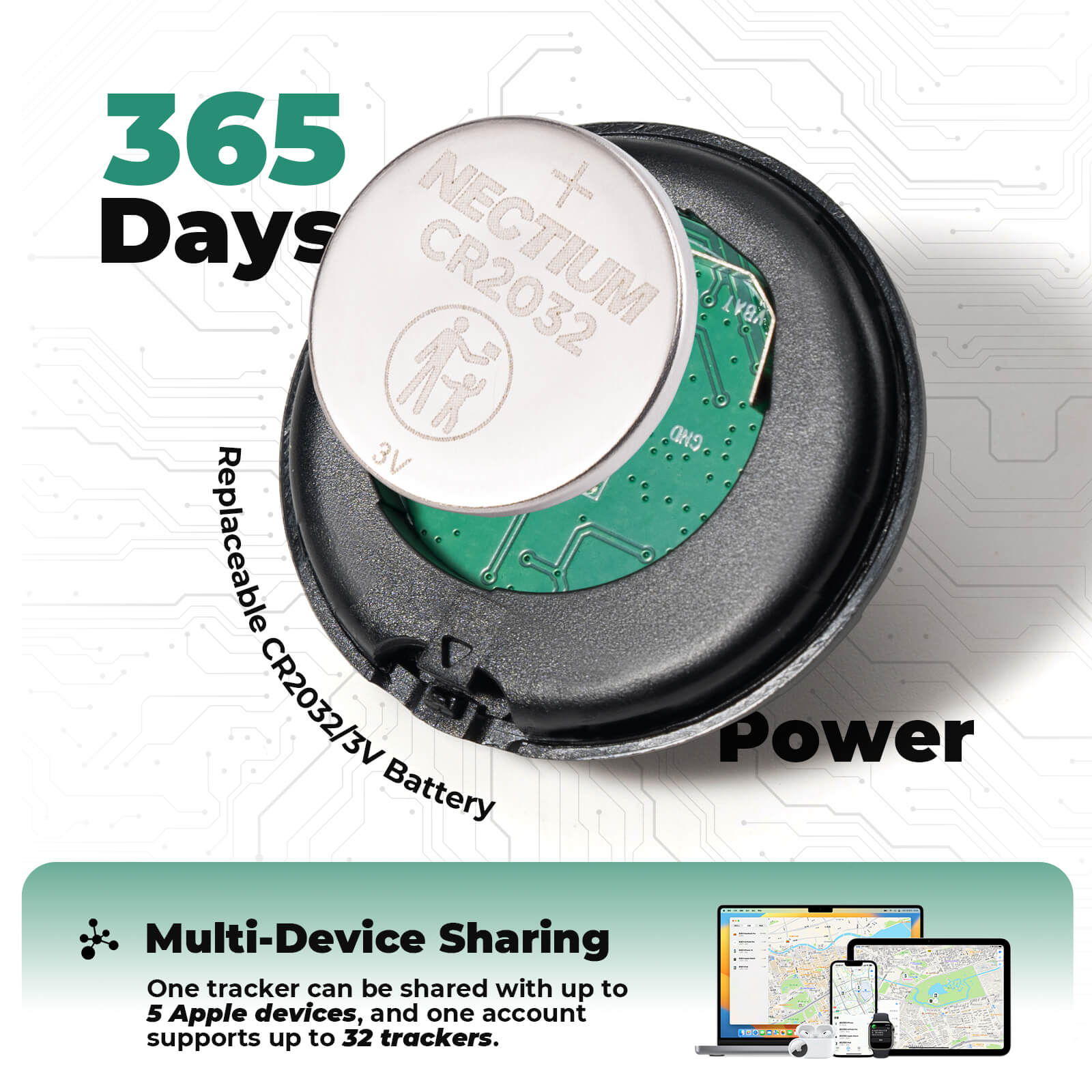 rockbros pocket item tracker apple compatible for personal belongings