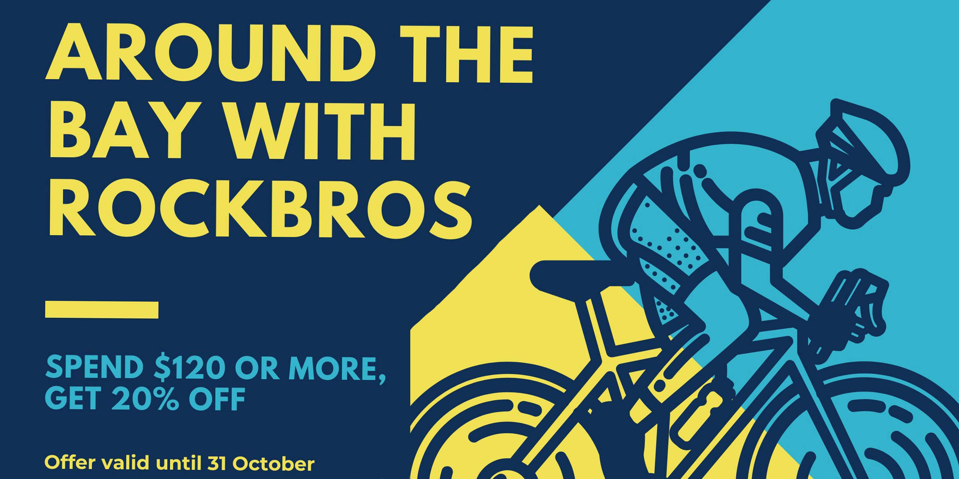 Cycling gear sale at ROCKBROS Melbourne store for Around the Bay event