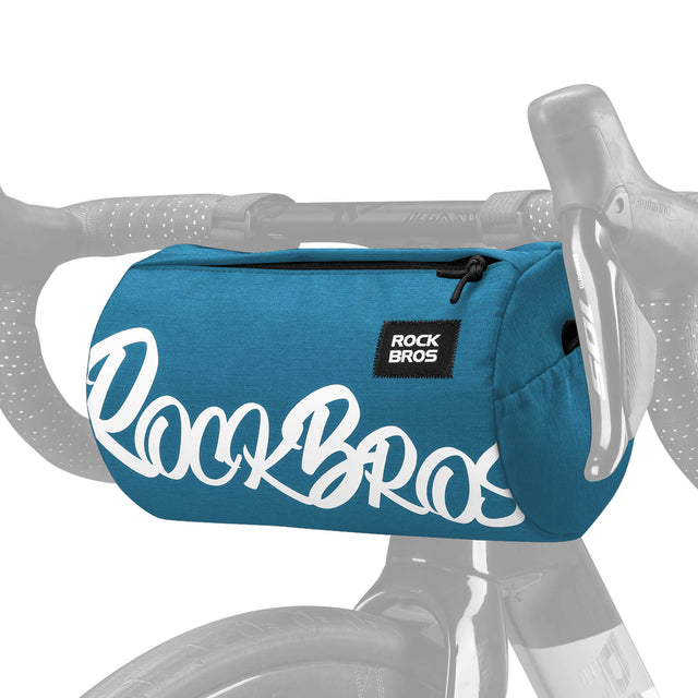 rockbros flash painting handlebar roll bag for cycling
#color_blue