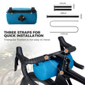 rockbros flash painting handlebar roll bag for cycling
#color_red