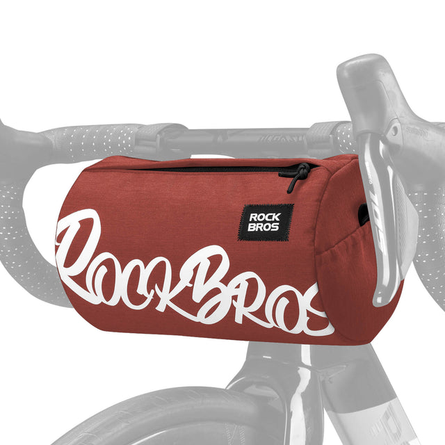 rockbros flash painting handlebar roll bag for cycling
#color_red