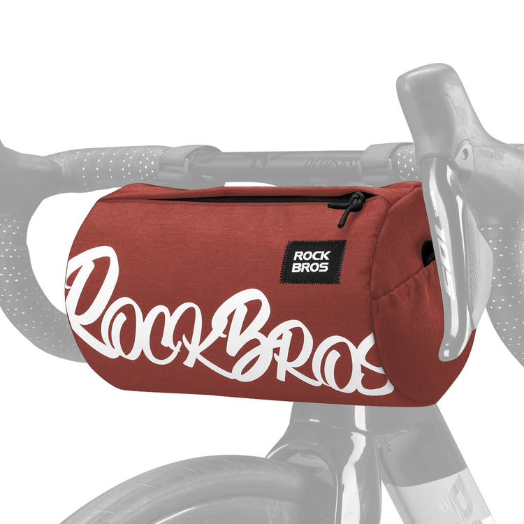 rockbros flash painting handlebar roll bag for cycling
#color_red