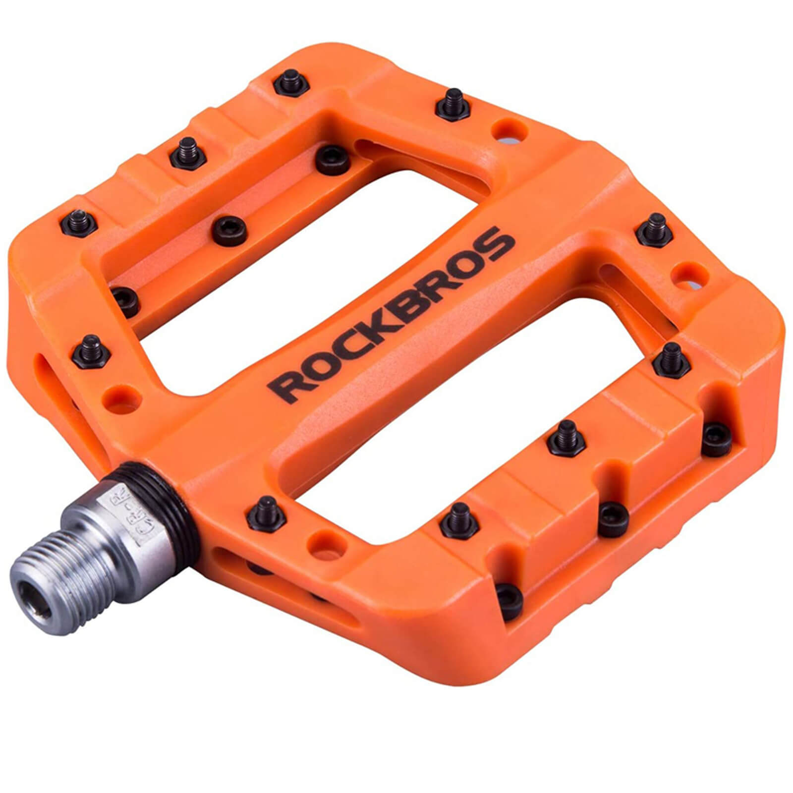 rockbros colorful bike pedals with anti-slip surface.
#color_orange