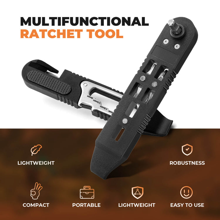 ROCKBROS portable bike tire lever multi-function hex wrench tool kit for cycling repair