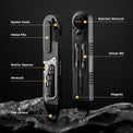 ROCKBROS portable bike tire lever multi-function hex wrench tool kit for cycling repair