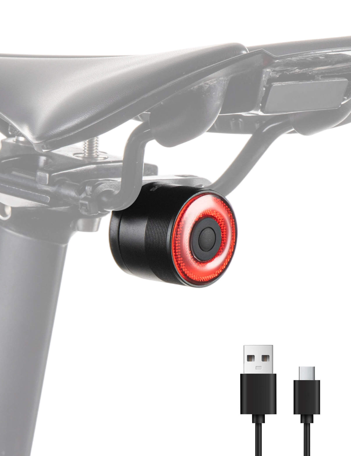 Ai Rear ROCKBROS Smart Bike Rear Light | Lightweight Tail Light