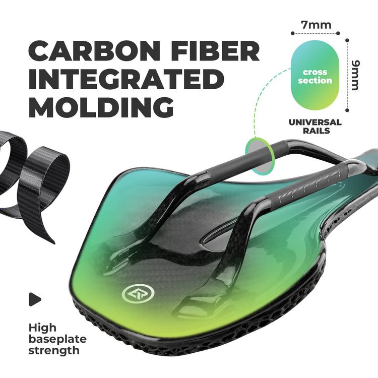 ROCKBROS 3D Printed Carbon Fiber Bike Saddle for road and mountain cycling