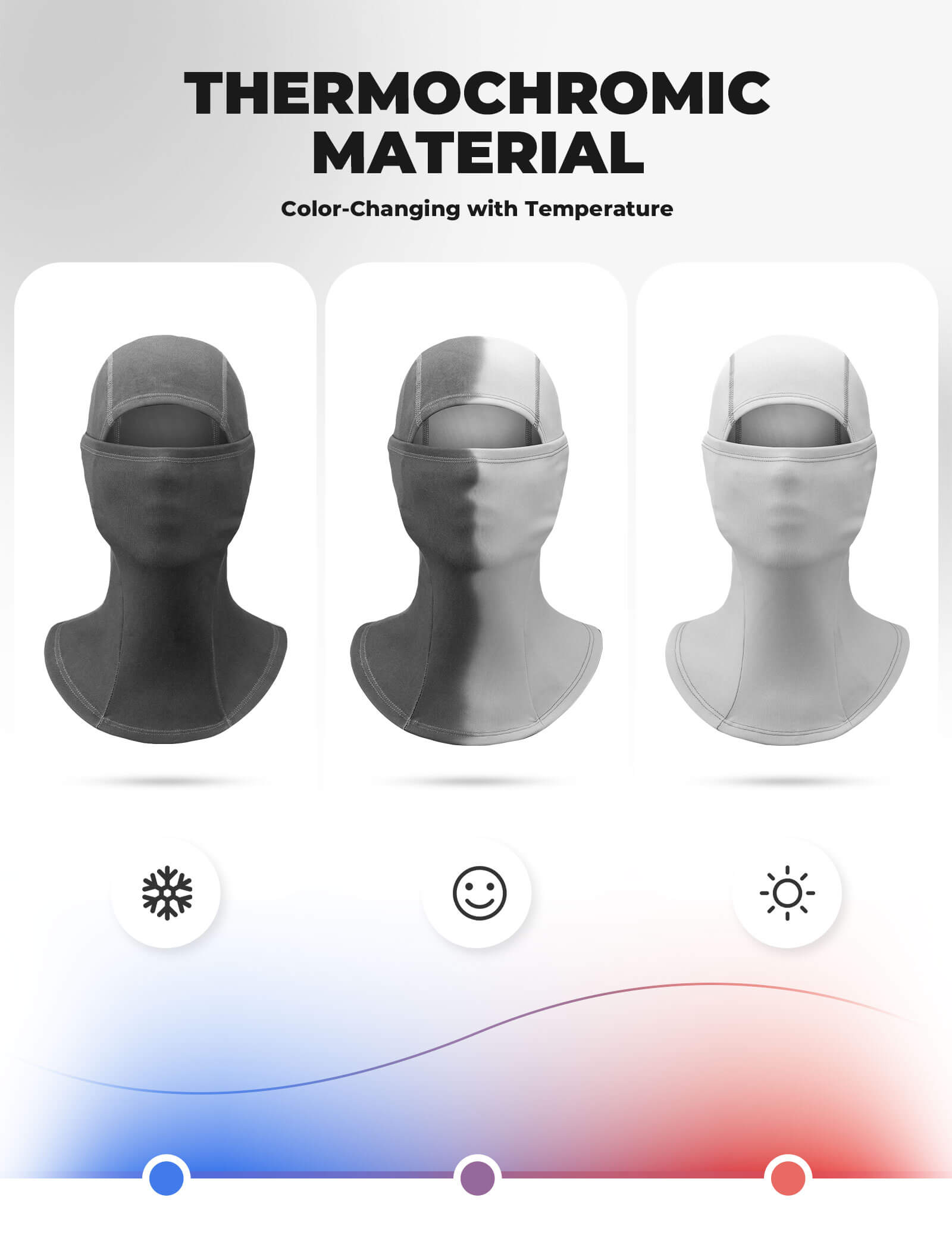 ROCKBROS color-changing reversible face mask for outdoor cycling.
#color_grey