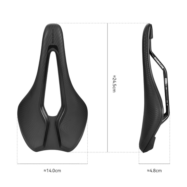 ROCKBROS ergonomic sport saddle tail light compatible for cycling