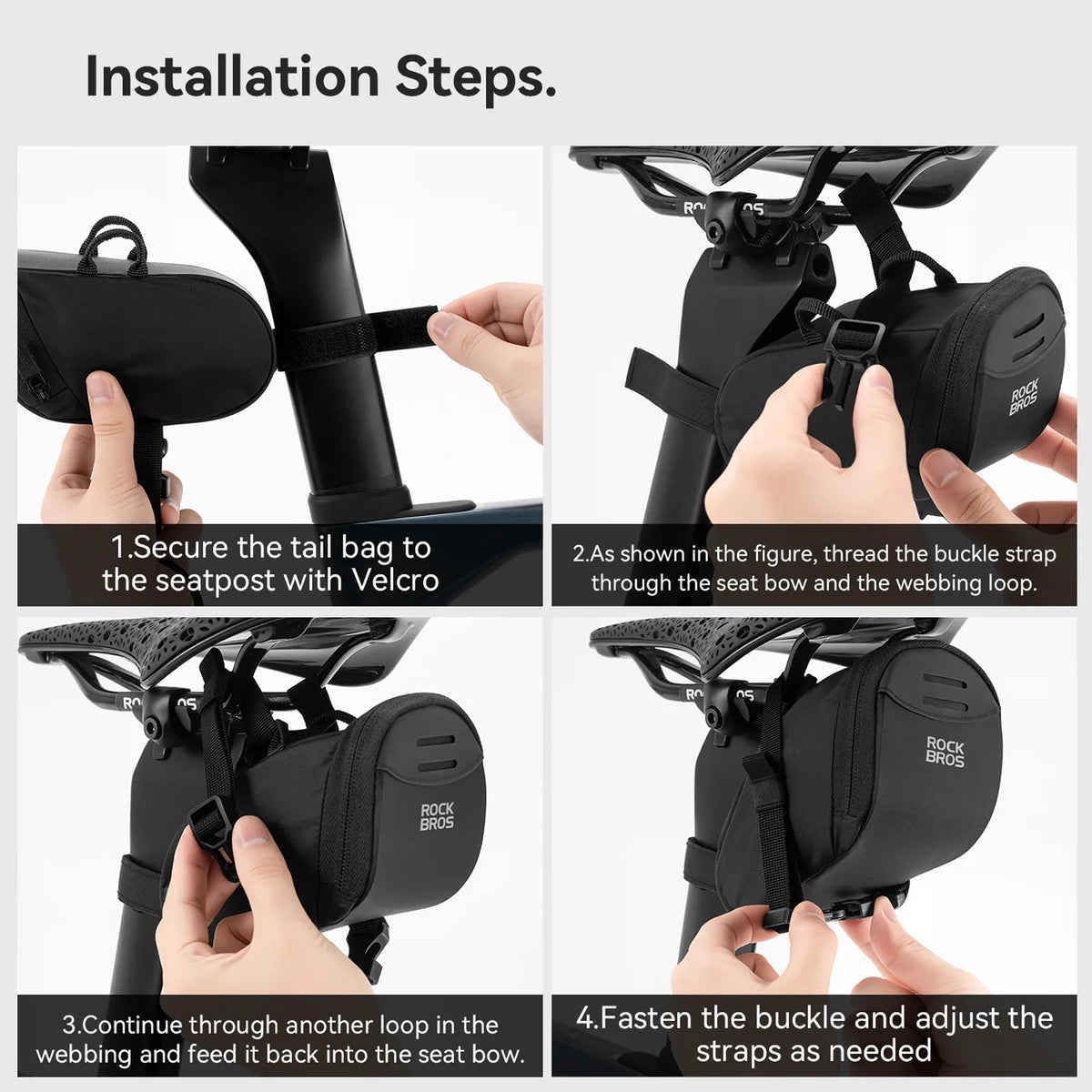 Compact Bike Saddle Bag 0.4L F007