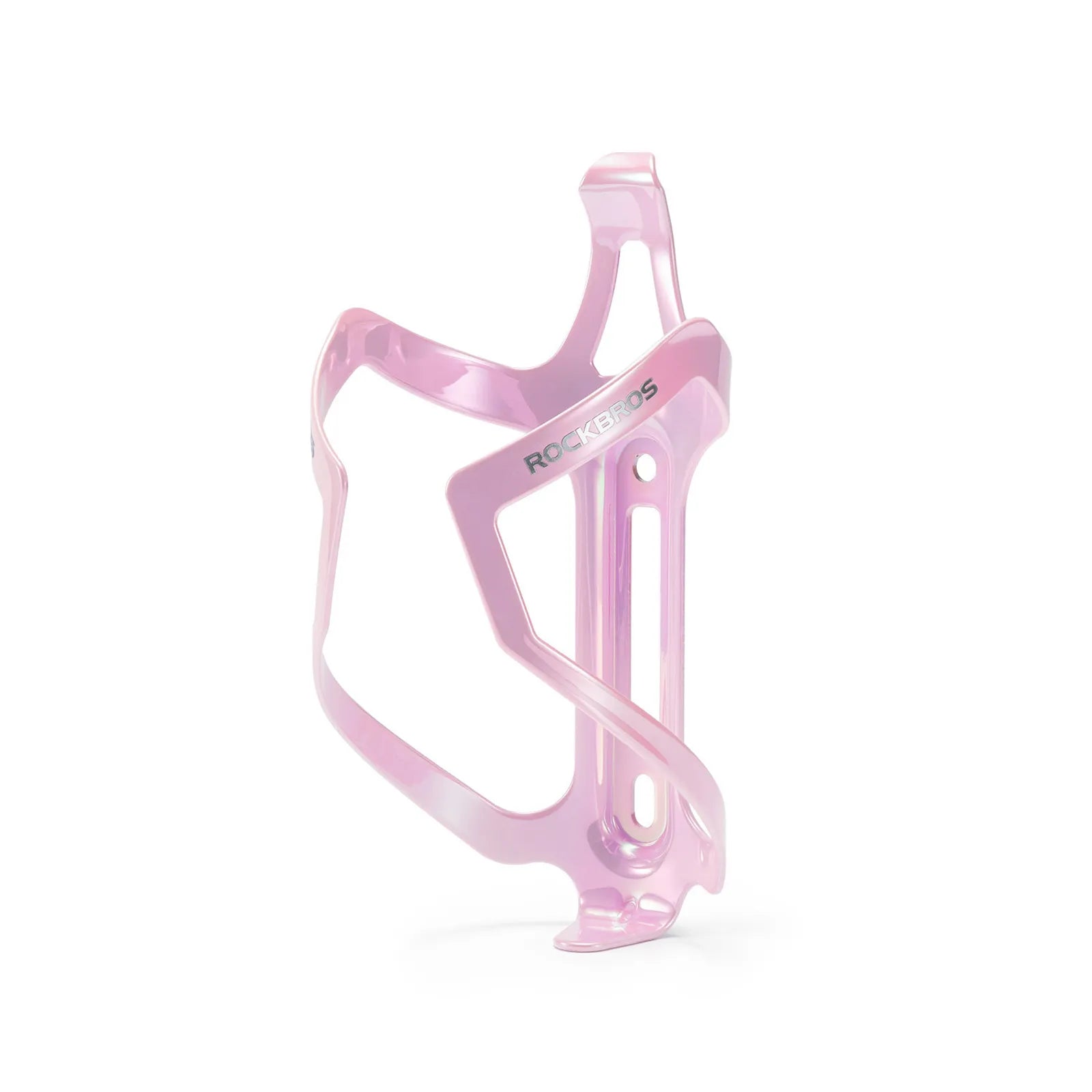 ROCKBROS CR-56 lightweight electroplated aluminium bike bottle cage in shiny metallic finish.
#color_pink