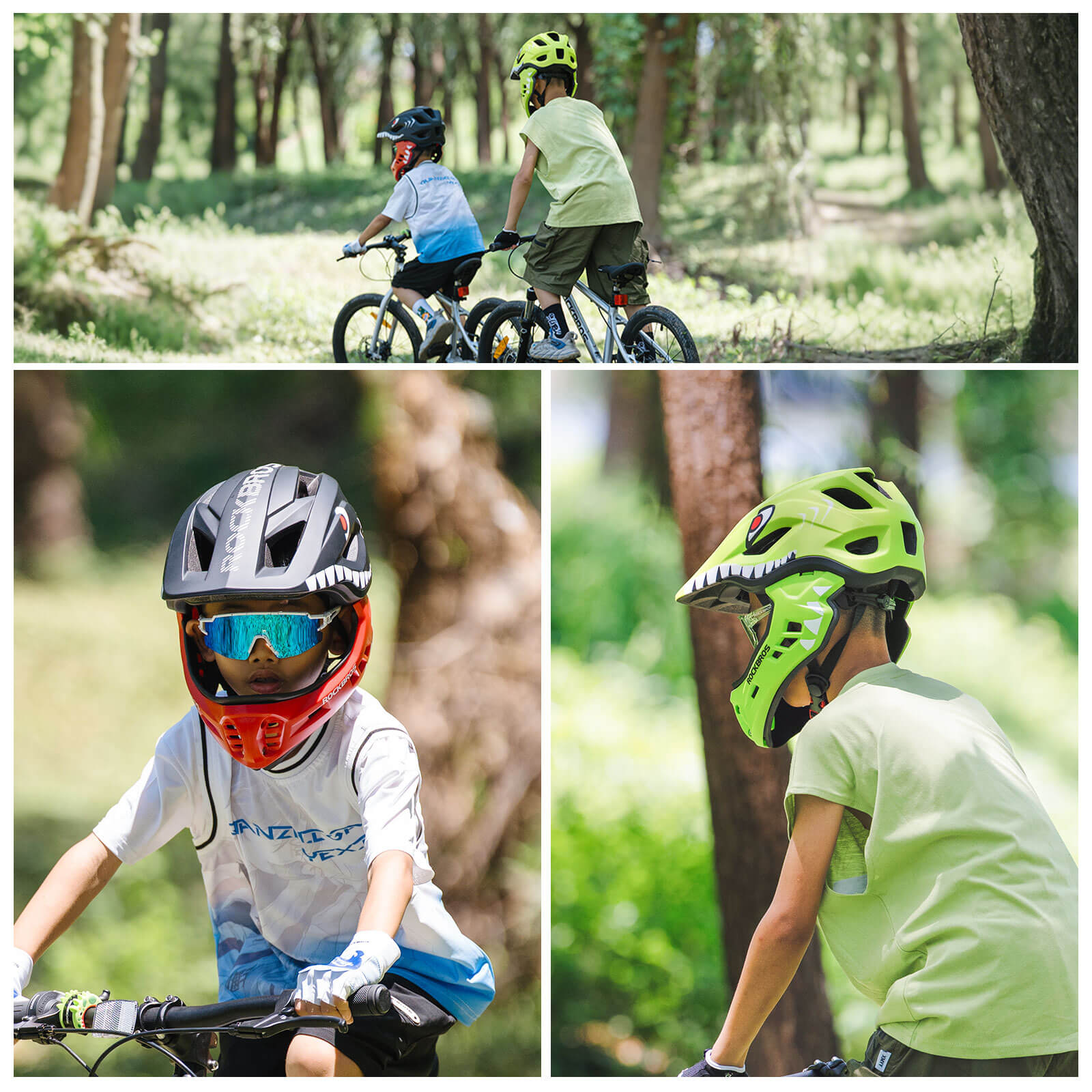 rockbros critter childrens helmet fun animal design cycling
#color_black